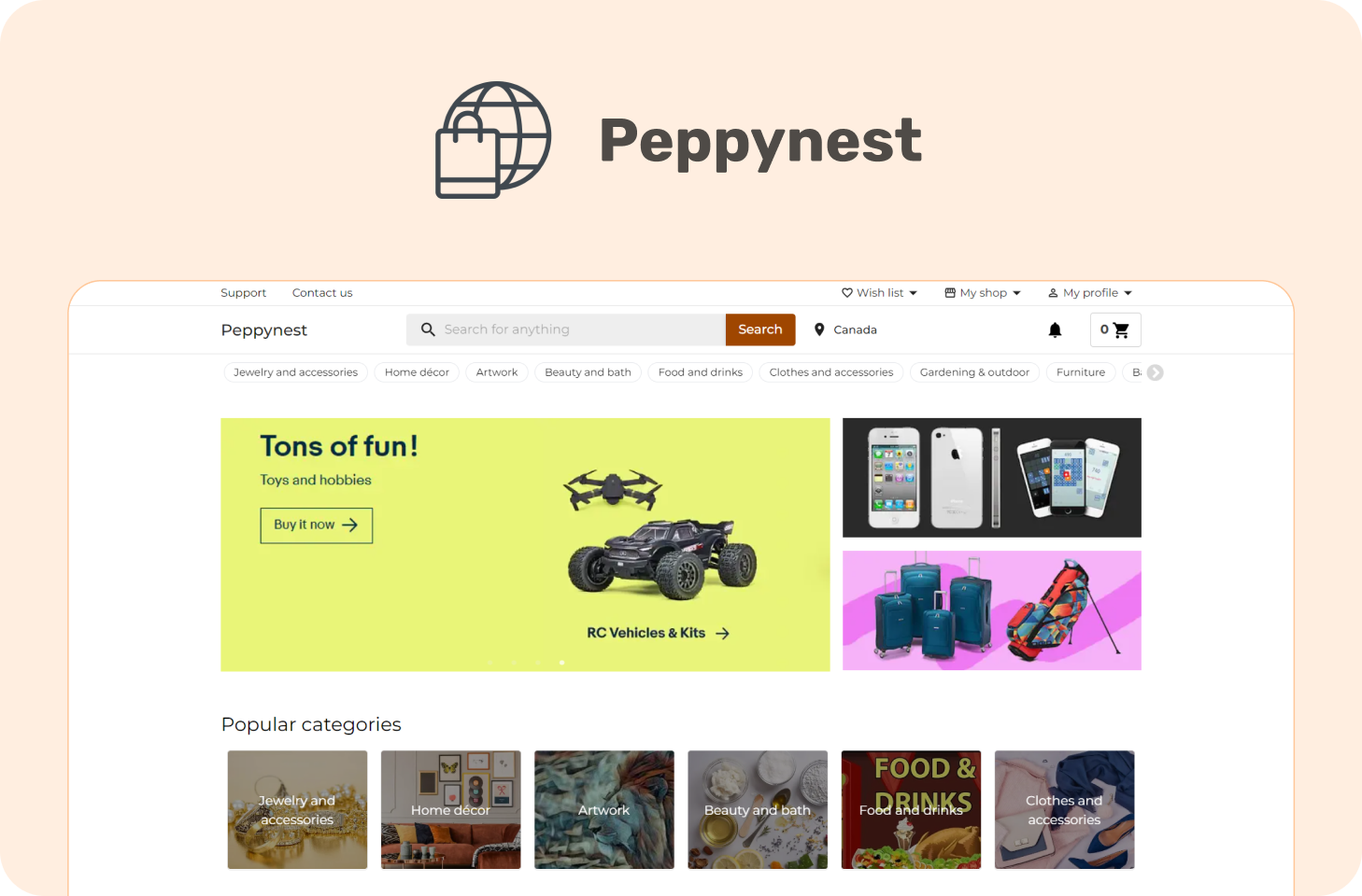 Peppynest E-commerce Platform