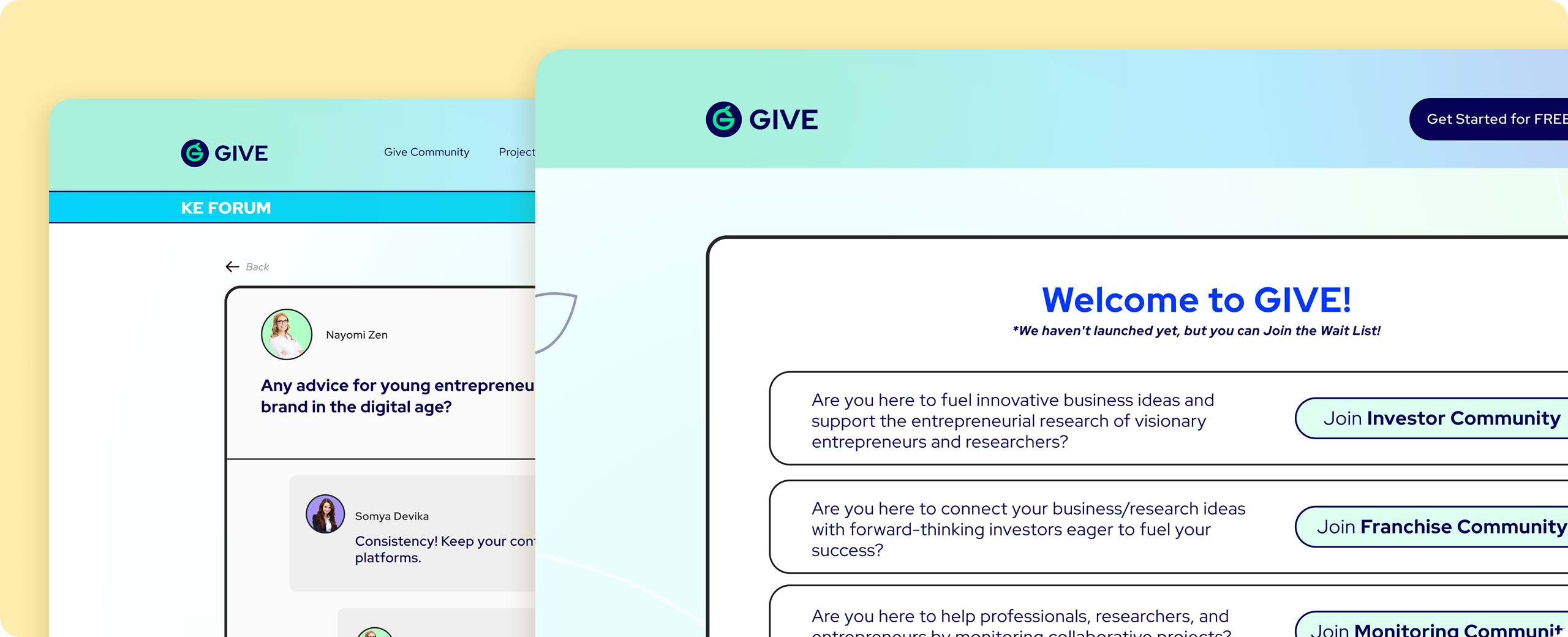 GIVE preview