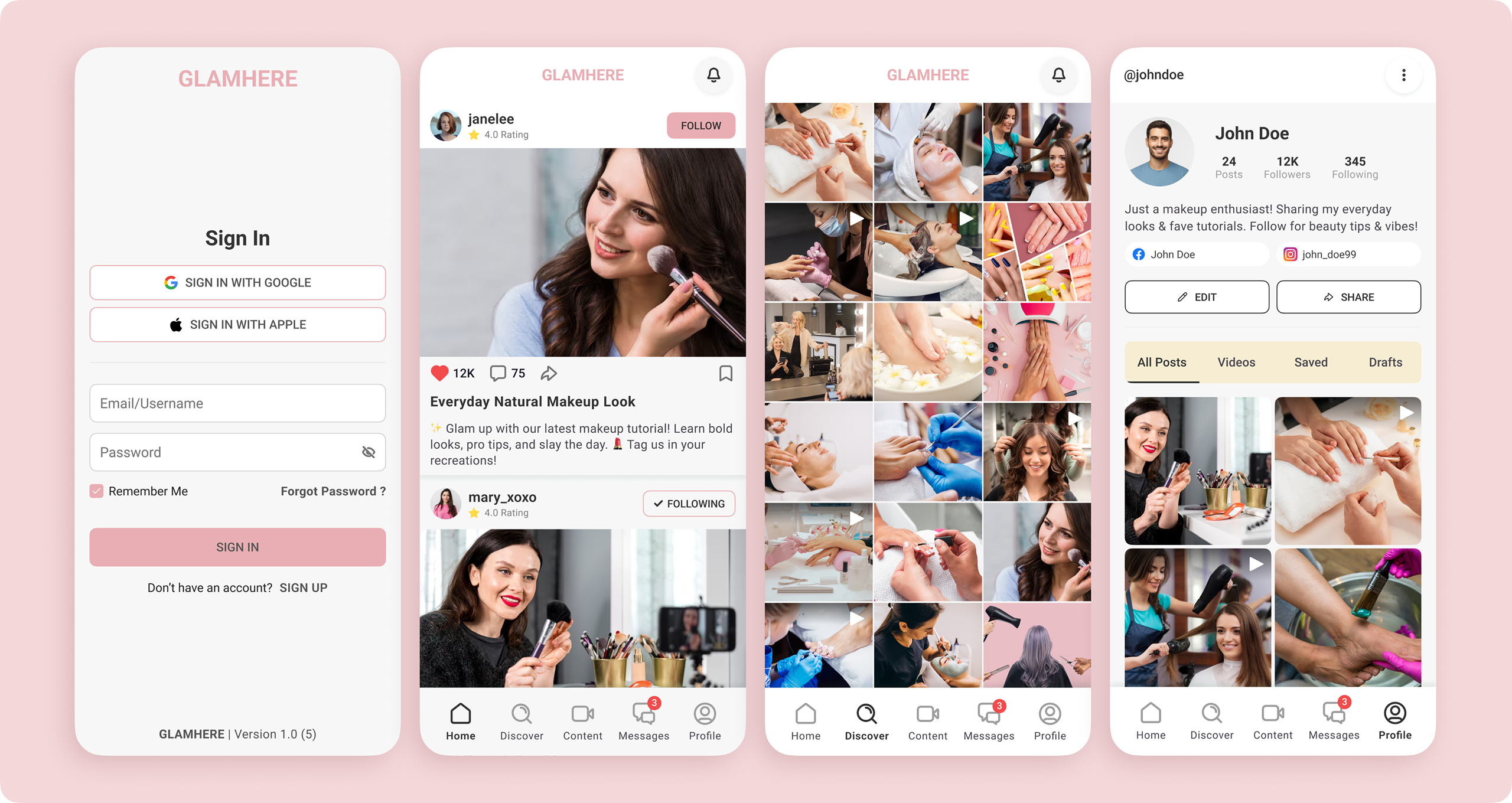 GlamHere screenshot 1