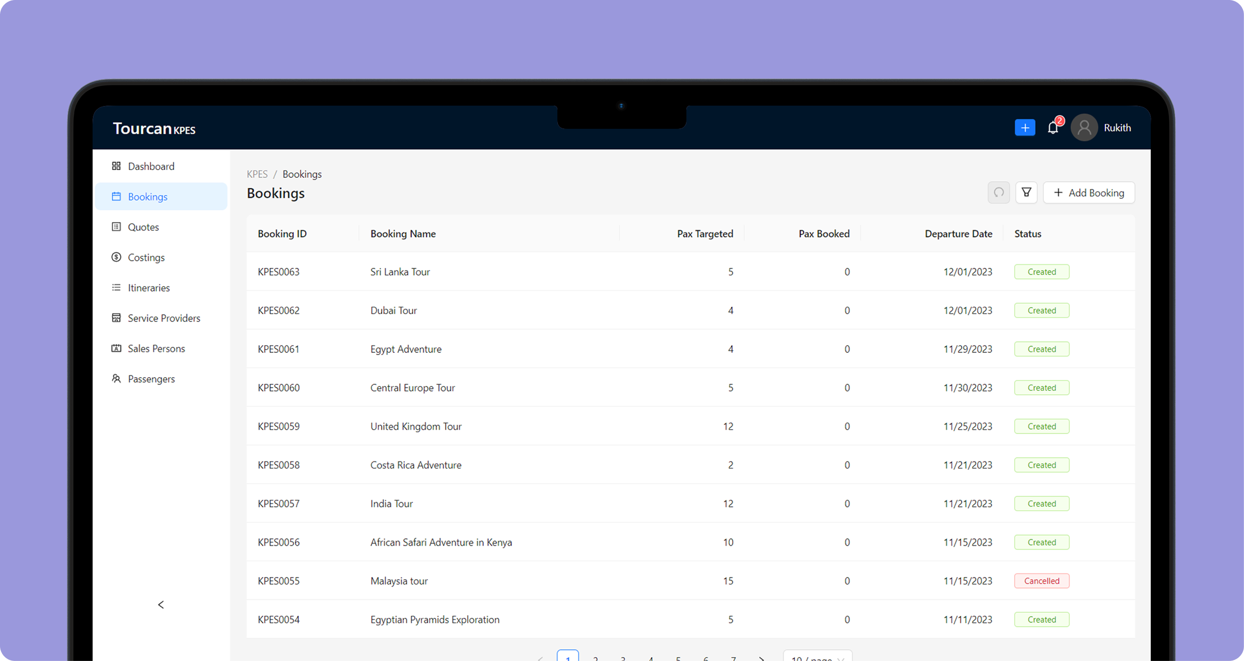 Tourcan screenshot 1
